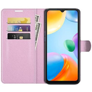 Imagem de Capa Capinha Carteira Para Xiaomi Redmi 10c Case Couro Flip Wallet 360 (Rosa)