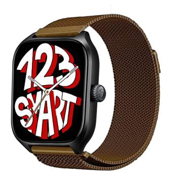 Imagem de Pulseira Milanese de Aço marca 123smart para GTS4 A2168 / GTS 4 Mini A2176 / GTS 1 A1914 / GTS2 A1969 / GTS 2 Mini A2018 / GTS 3 A2035