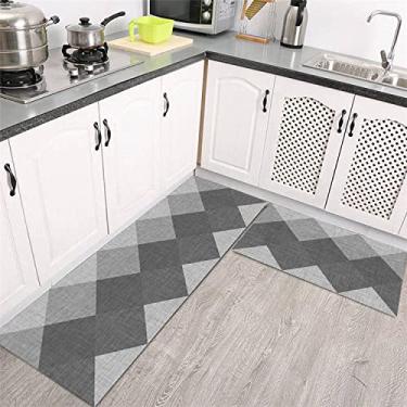 Imagem de SHENGANG Tapete de cozinha antiderrapante para piso de banho Tapete de entrada Tapete de área absorvente Tapetes de estar quarto almofada de oração, 4,50x80cm
