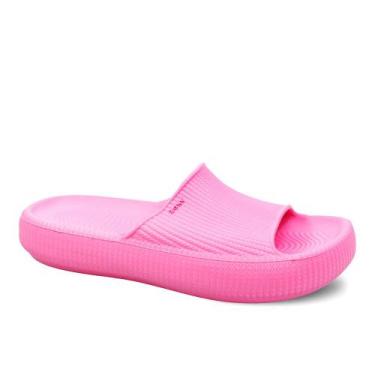 Imagem de Chinelo Zaxy Leveza New Slide Em Eva Feminino 18750 Rosa 37