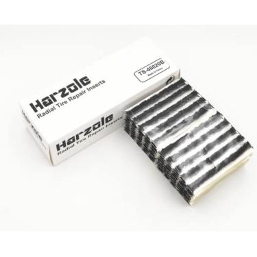 Imagem de Harzole Plugue de corda de pneu TS-46020B plugue de pneu para sem câmara ¢6 4" preto 100 mm 100 peças