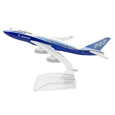 Imagem de MOOKEENONE 16cm Prototype B747 Airplane Model Simulation Aircraft Model Aviation Model Aircraft Kits for Collection and Gift