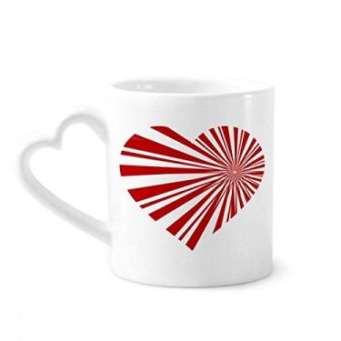 Imagem de Caneca de café de cerâmica para o Dia dos Namorados Coração Bloom Vermelho