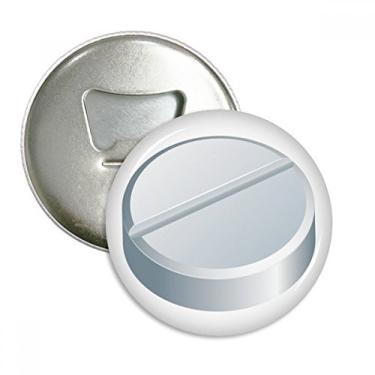 Imagem de Produtos de Saúde Padrão de Pílulas Brancas Abridor de Garrafas Emblema Multifuncional Emblema