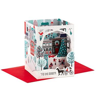 Imagem de Hallmark Paper Wonder Cartões de Natal Pop Up Boxed, Winter City (8 cartões e envelopes), 5XPX1007