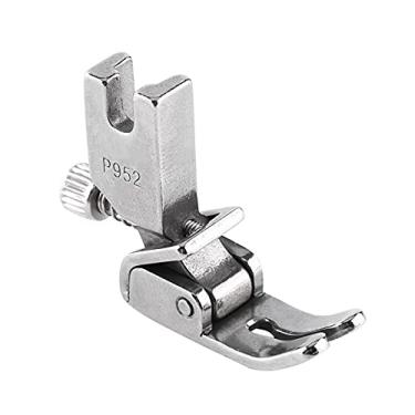 Imagem de Máquina de costura industrial de cama de gordura de agulha única calcador de bainha enrolada
