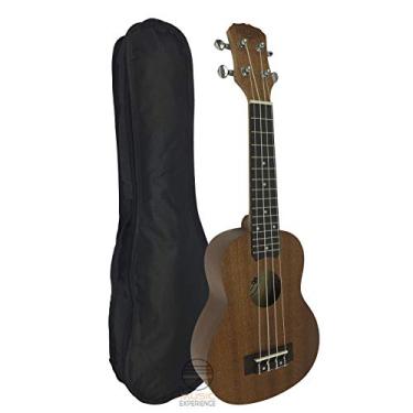 Imagem de Ukulele Soprano Sapele Malibu 21 C/Capa Cordas Aquila