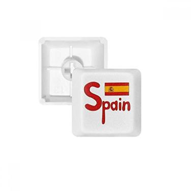 Imagem de Kit de atualização de teclado mecânico PBT com bandeira nacional da Espanha