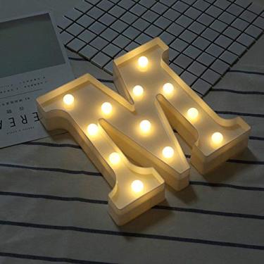 Imagem de Número de placa de casa flutuante 3D DIY branco letra de plástico luz LED letreiro alfabeto lâmpada noturna para decoração de ambientes internos e externos