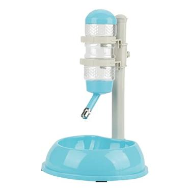 Imagem de Sluffs Pet Dog Cat Comedor Automático De água Para Comida, Garrafa, Tigela Para Cachorro Ajustável, Dispensador De Comida, Bebedouro Para Gatos Pequenos, Cães 500 ML(azul)