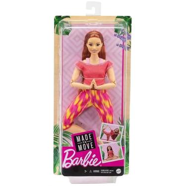 Boneca Barbie Made To Move/ Feita Para Mexer Yoga Loira.