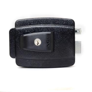 Imagem de Fechadura AGL AL100R 12V Preta 42MM CH. Simp F Esp.