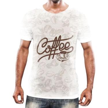 Imagem de Camiseta Camisa Estampas Eu Amo Café Coffee Grãos Arte Hd 6 - Enjoy Sh