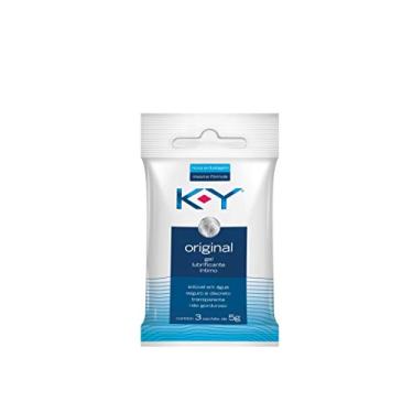 Imagem de KY® Original Gel Lubrificante Íntimo Flow Pack Com 3 Sachês De 5 g Cada