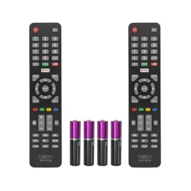 Imagem de Kit 2 Controle Remoto Compatível com TV Smart Cobia/Haier LCD