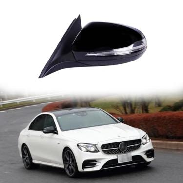 Imagem de Conjunto de espelho retrovisor de carro adequado para Mercedes Benz 2016-2020 W213 E200 E240 L260 L300 Espelho retrovisor lateral do motorista para acessórios Mercedes Benz dobrável elétrico, ponto