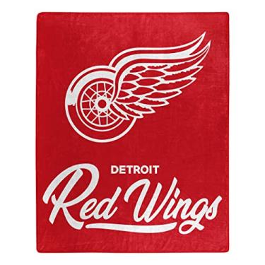Imagem de Cobertor NORTHWEST NHL Detroit Red Wings Raschel, 127 cm x 152 cm, assinatura