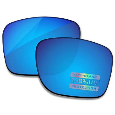 Imagem de Bowyer Lentes de reposição polarizadas para óculos de sol Oakley Gauge 8 L 62 mm - Espelhado azul surf