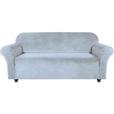 Imagem de Sofá grande cinza claro
