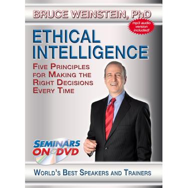 Imagem de Ethical Intelligence - Five Principles for Making the Right Decision Every Time - Seminars On Demand Ethics Business Training Video - Speaker PhD. Bruce Weinstein - Includes Streaming Video + DVD + Streaming Audio + MP3 Audio - Compatible with All Devices