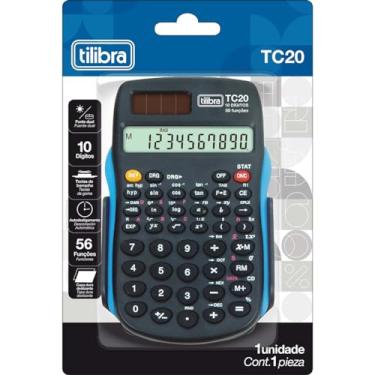 Imagem de Tilibra - Calculadora Científica 56 Funções Tc20 Preta, Multicolorido, 1un