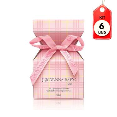 Imagem de Kit C/06 Giovanna Baby Rosa Deo Colônia 50ml