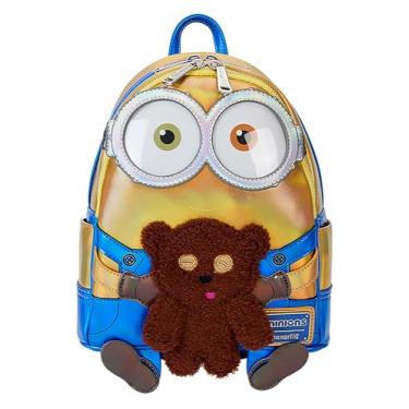 Imagem de Loungefly Mini mochila para cosplay do Bob dos Minions Meu Malvado , Multi, Small, Bob Mini iridescente
