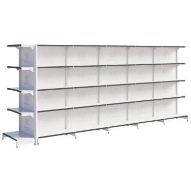 Imagem de Gôndola Expositor Fit Centro 1 Ponta 1 Inicial E 4 Continuações 2,02m Mercado Amapá