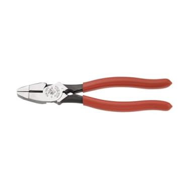 Imagem de Klein Tools Alicate HD213-9NETH Lineman, feito nos EUA, grande, resistente, alicate de corte lateral de alta alavancagem, 22 cm