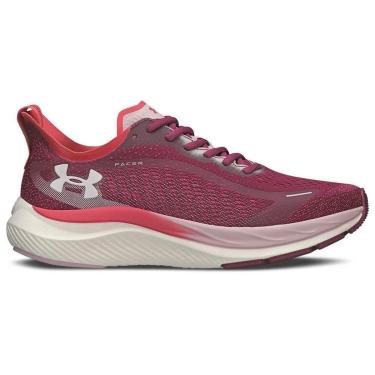 Imagem de Under Armour Tênis Pacer Feminino Vinho/Rosa-Feminino