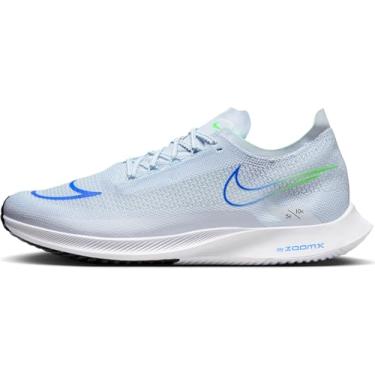 Imagem de Nike Tênis de corrida masculino Zoomx Streakfly PRM Fitness Gym, Cinza futebol/azul corredor/preto-cinza, 39