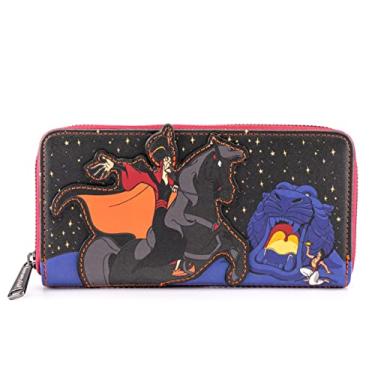 Imagem de Loungefly Disney Aladdin Jafar Villains Scene Zip Around Wallet, Multi, M