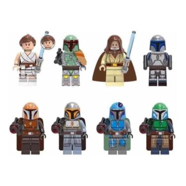 Imagem de Ray Luke Boba Jango Fett Bonecos Blocos De Montar Star Wars