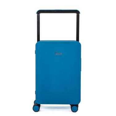 Imagem de Mala de Bordo, Medidas Permitidas Anac, 3 Camadas Policarbonato, Cadeado TSA, Rodas Deslizantes, Haste Larga Alumínio (Turquesa, Único)