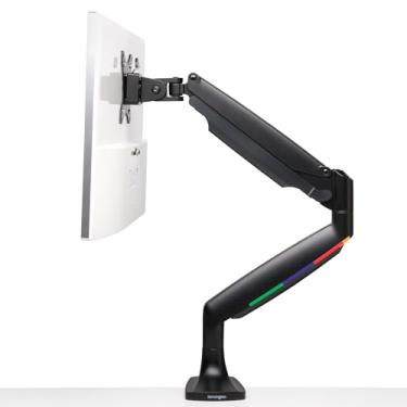 Imagem de Kensington Suporte de monitor único com suporte Vesa, braço ajustável para monitor de mesa com mola a gás, SmartFit® One Touch C-Clamp Suporte para monitor de até 86 cm, 9 kg - Preto (K59600WW)