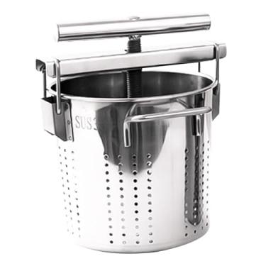 Imagem de Ioensy Prensa de de frutas Máquina de prensa de barril Multiuso à prova de ferrugem Profissional 6L Espremedor de limão Desidratador para cozinha