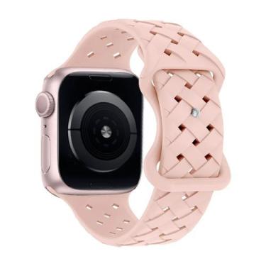 Imagem de Pulseira Silicone Trançada Compatível com Apple Watch - Baú do Viking,