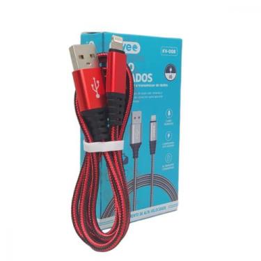 Imagem de Cabo de dados 3.4A I6/IOS Lightng 1 metro Kivee KV-005/KV-008