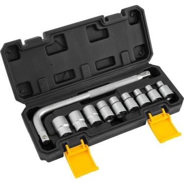 Imagem de Soquete Estriado Encaixe 1/2" Jg 08A20mm 10Pc Vonder