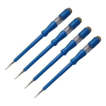 Imagem de kit 4 Chave De  Detector De Tensão Eletricista Fase Neutro 100a 500v -