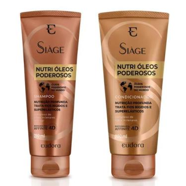 Imagem de Kit 1X Shampoo Siàge Nutri Óleos Poderosos 250ml + 1X Condicionador Si