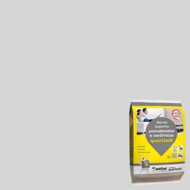 Imagem de Rejunte Superfino Porcelanatos e Cerâmicos 5Kg - Quartzolit, Cinza Pla