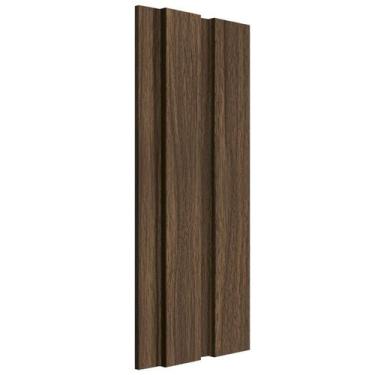 Imagem de Painel Ripado Poliestireno EspaçoWall Ipê 12,2cm x 260cm, Ipê