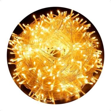 Imagem de Cordão 100 Leds Natal 10 Metros Modo Fixo 127V Extensível - Klizz, Bra