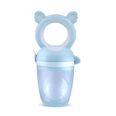 Imagem de Porta Frutinhas Silicone Babydeas Azul - AMOVERI