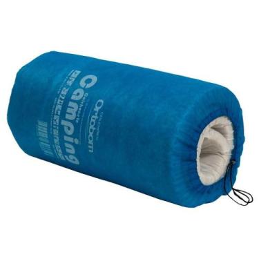 Imagem de Colchonete Solteiro Multiuso Viagem Mochila Camping (55x175x4) - Ortob