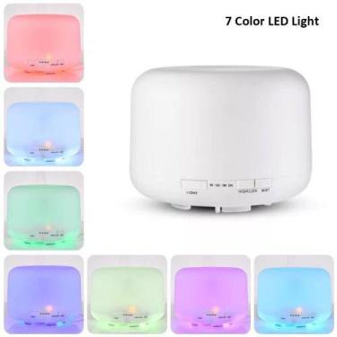 Imagem de Mini Aromatizador Difusor De Aromas Elétrico Ultrassonico Usb Led 7 Co