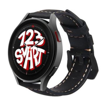 Imagem de Pulseira de Couro para Galaxy Watch 5 Watch5 Pro 40mm 44mm 45mm - Pret