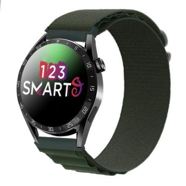 Imagem de Pulseira de Nylon com Presilha para GT 2 46mm e GT 3 46mm - Verde - 12