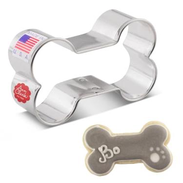 Imagem de Ann Clark Cookie Cutters Cortador de biscoito de osso de cachorro, 6,35 cm